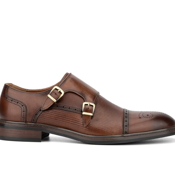 NWT  WITH BOX Vintage Foundry Co. Men\'s Morgan Dress Monk Strap Shoes,